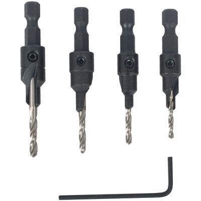 Screw Pilot Set 5pce Carded